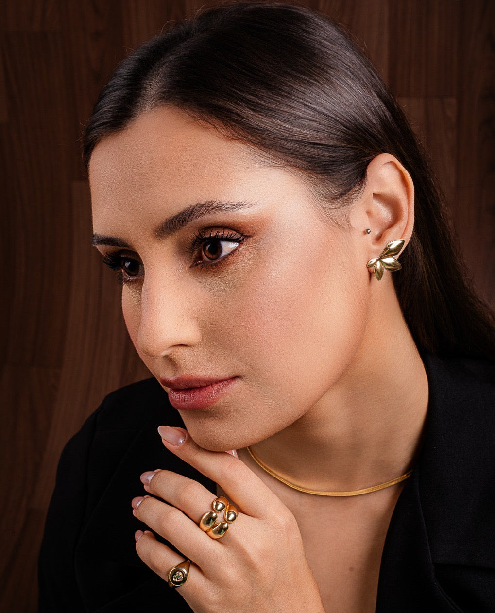 BRINCO EAR CUFF FOLHAS