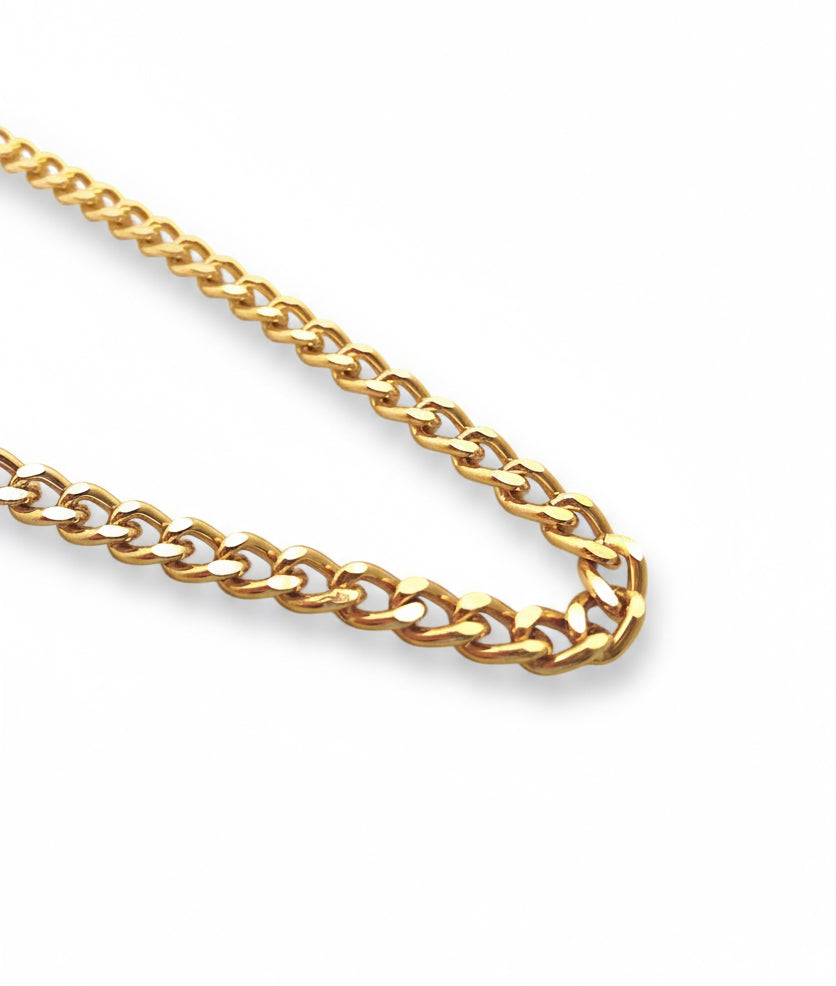 Colar Corrente Grumet Banhado em Ouro 18K - 40cm image 0