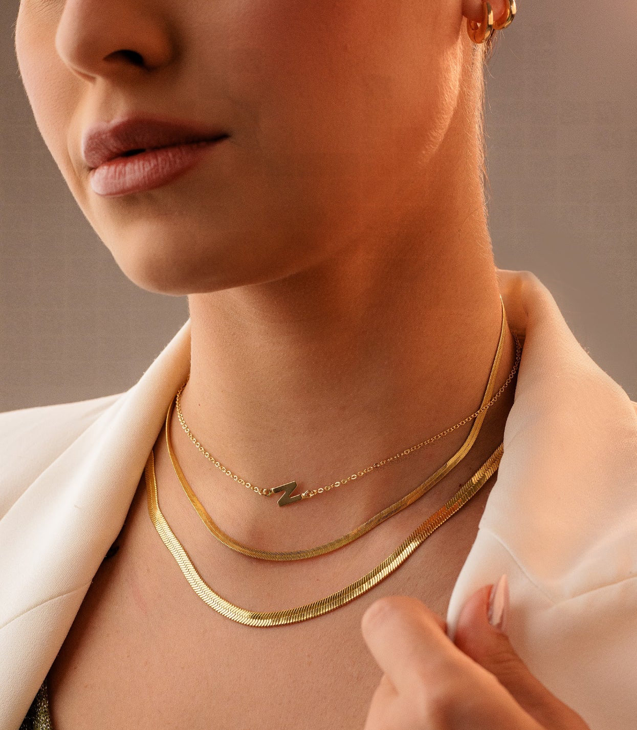 COLAR DE FITA MÉDIA HELENA