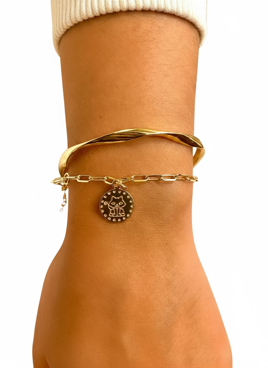 PULSEIRA MEDALHA PET CAT