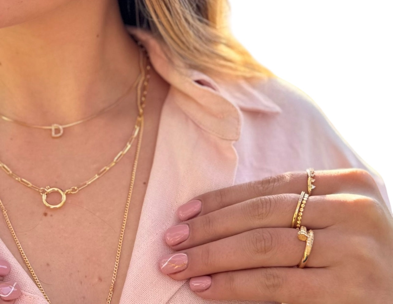 Colar Corrente Cartier com Fecho Boia Banhado em Ouro 18k -40cm