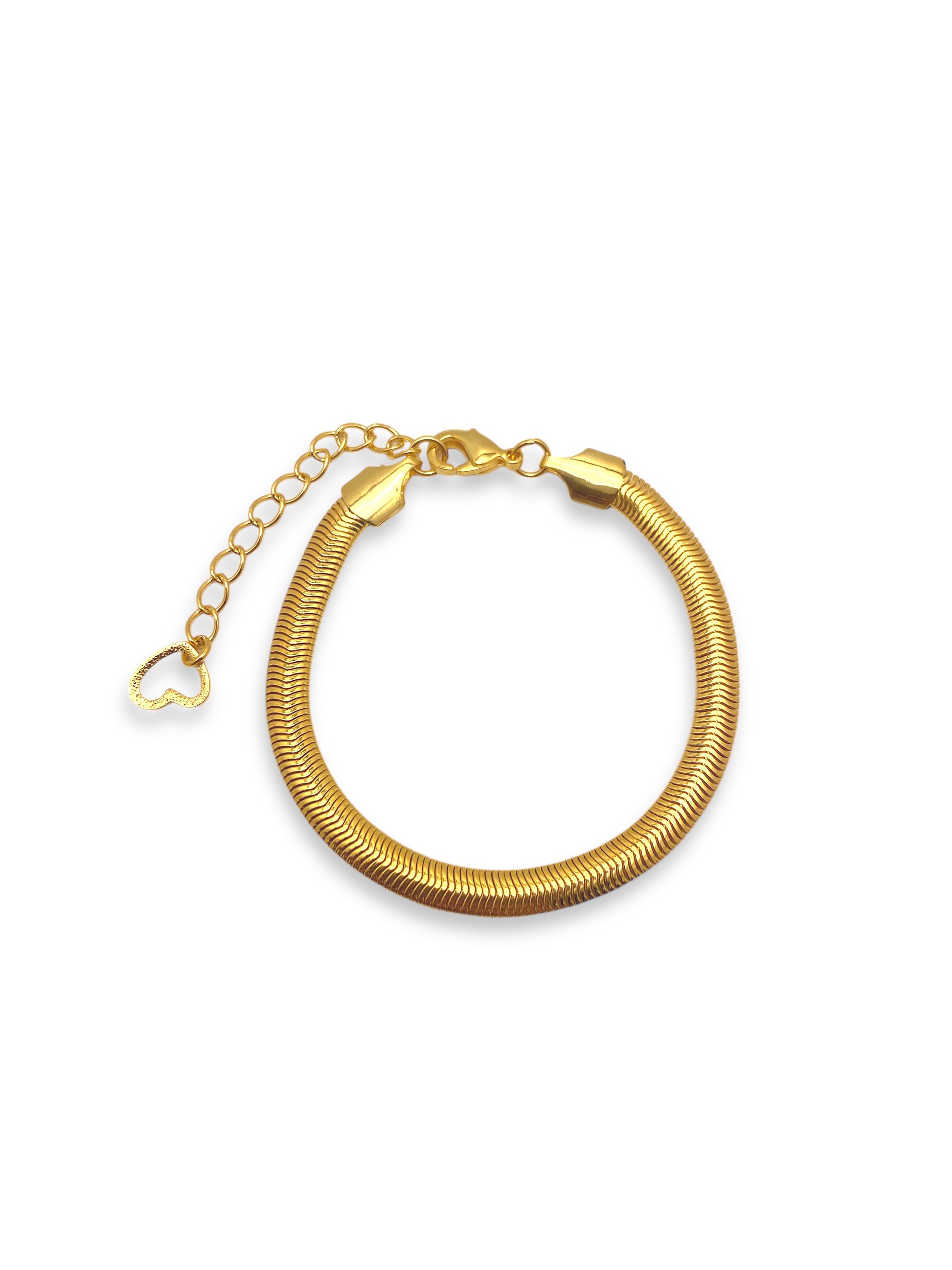 Pulseira Malha Snake Banhada em Ouro 18k image 0