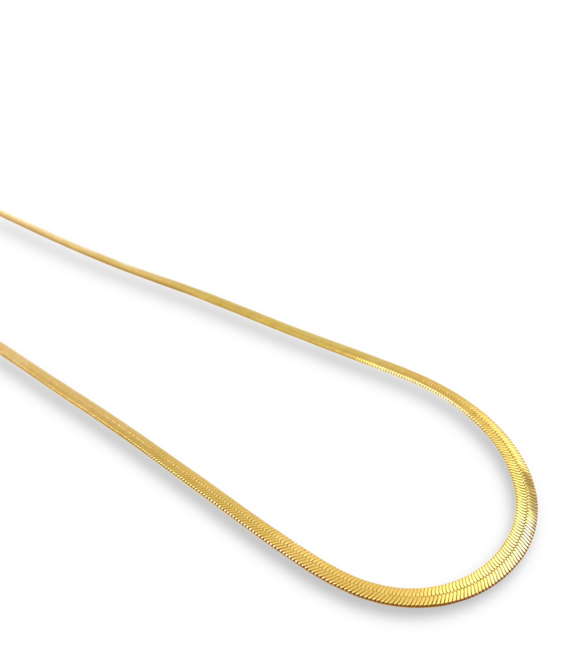 Colar Choker Fita Média Banhado em Ouro 18k image 0