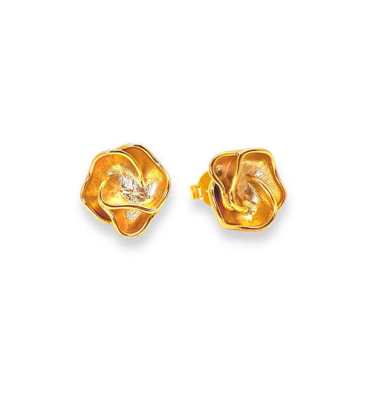 Brinco Flor Banhado em Ouro 18k image 0