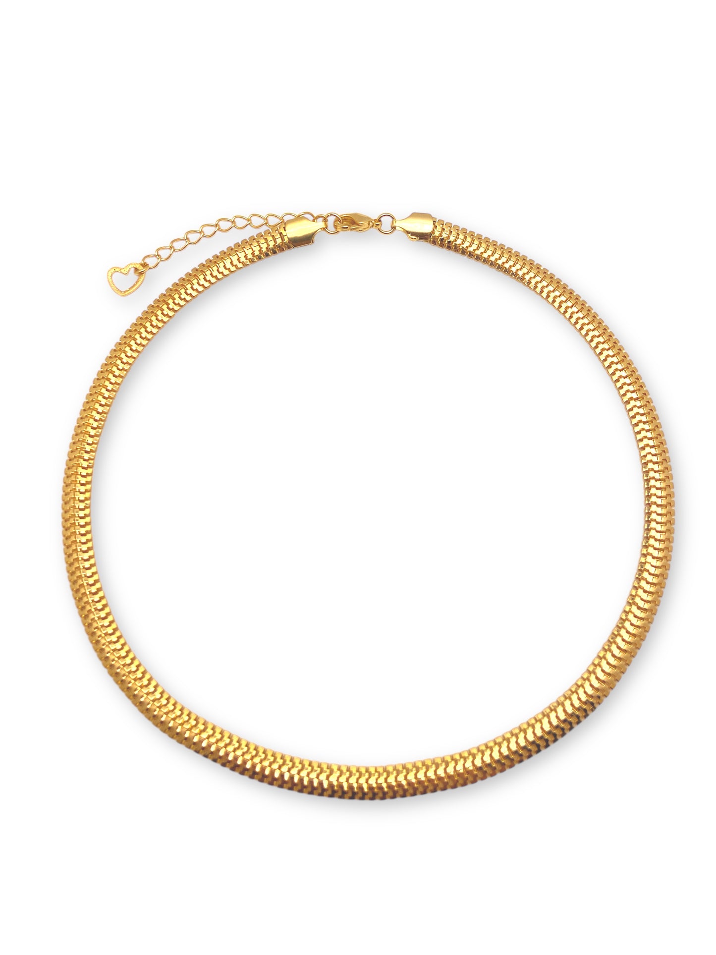 Colar Corrente Malha Italiana Banhada em Ouro 18k image 1