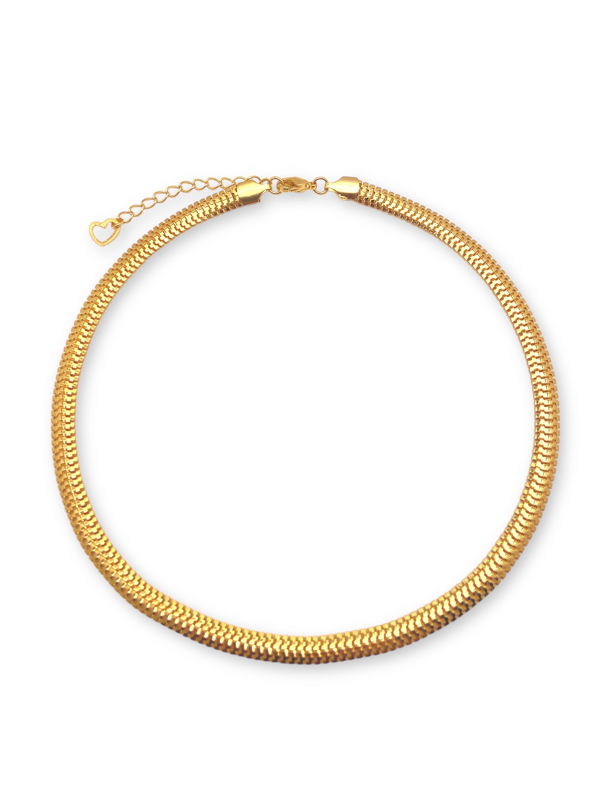 Colar Corrente Malha Italiana Banhada em Ouro 18k image 1