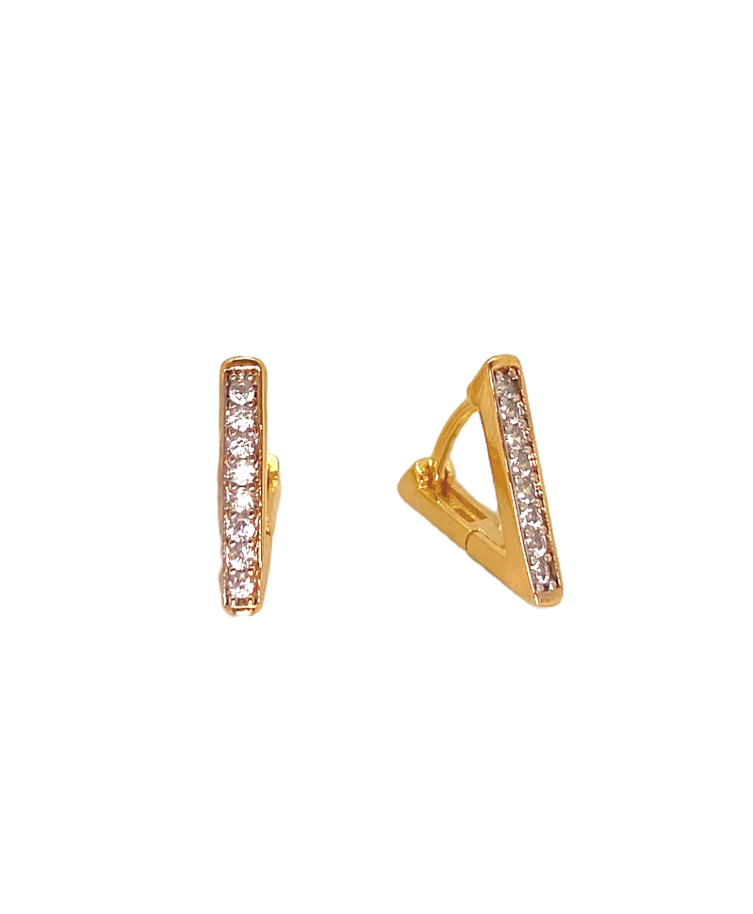 Brinco Click V Banhado em Ouro 18k image 0