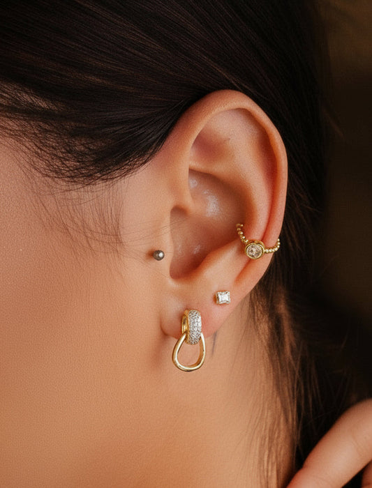 BRINCO PIERCING SOLITARIO