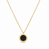 Colar Medalha em Romanos Preto