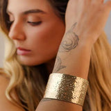 Bracelete Maximalista Ajustável Texturizado