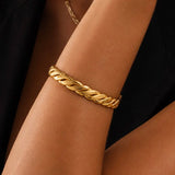 Bracelete Texturizado Ajustável Imperial