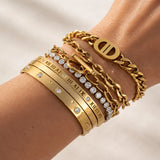 Bracelete Liso Clássico