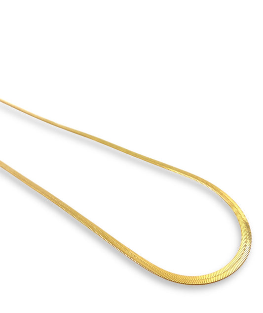 Colar Choker Fita Média Banhado em Ouro 18k image 0