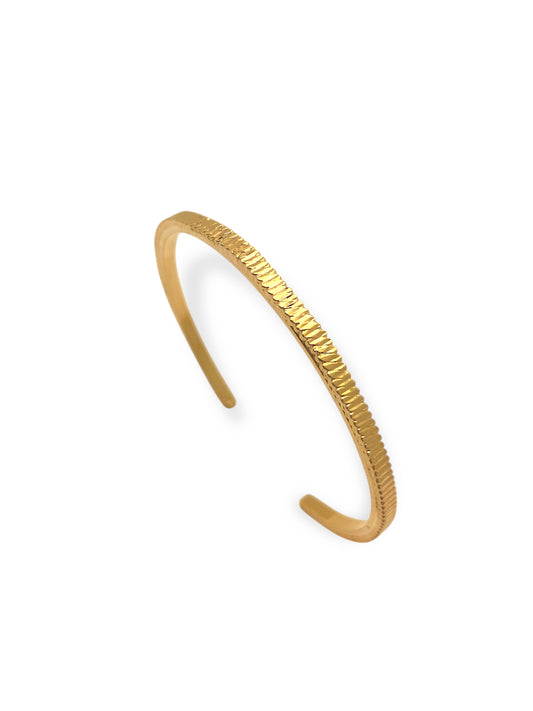 Bracelete Regulável Diamantado Banhado em Ouro 18k image 0