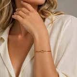 Bracelete Ajustável Entrelace