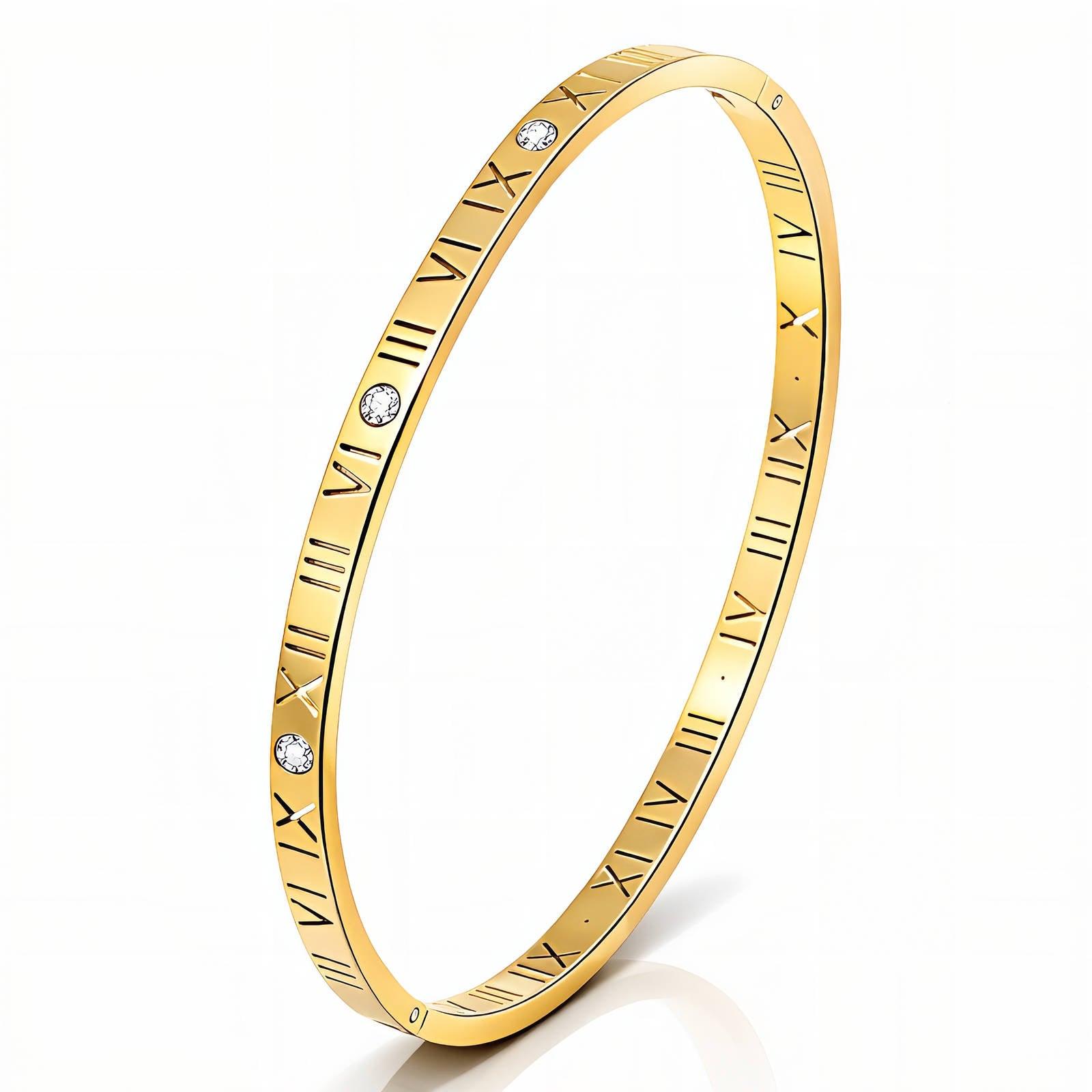Bracelete em Romanos e Cristais