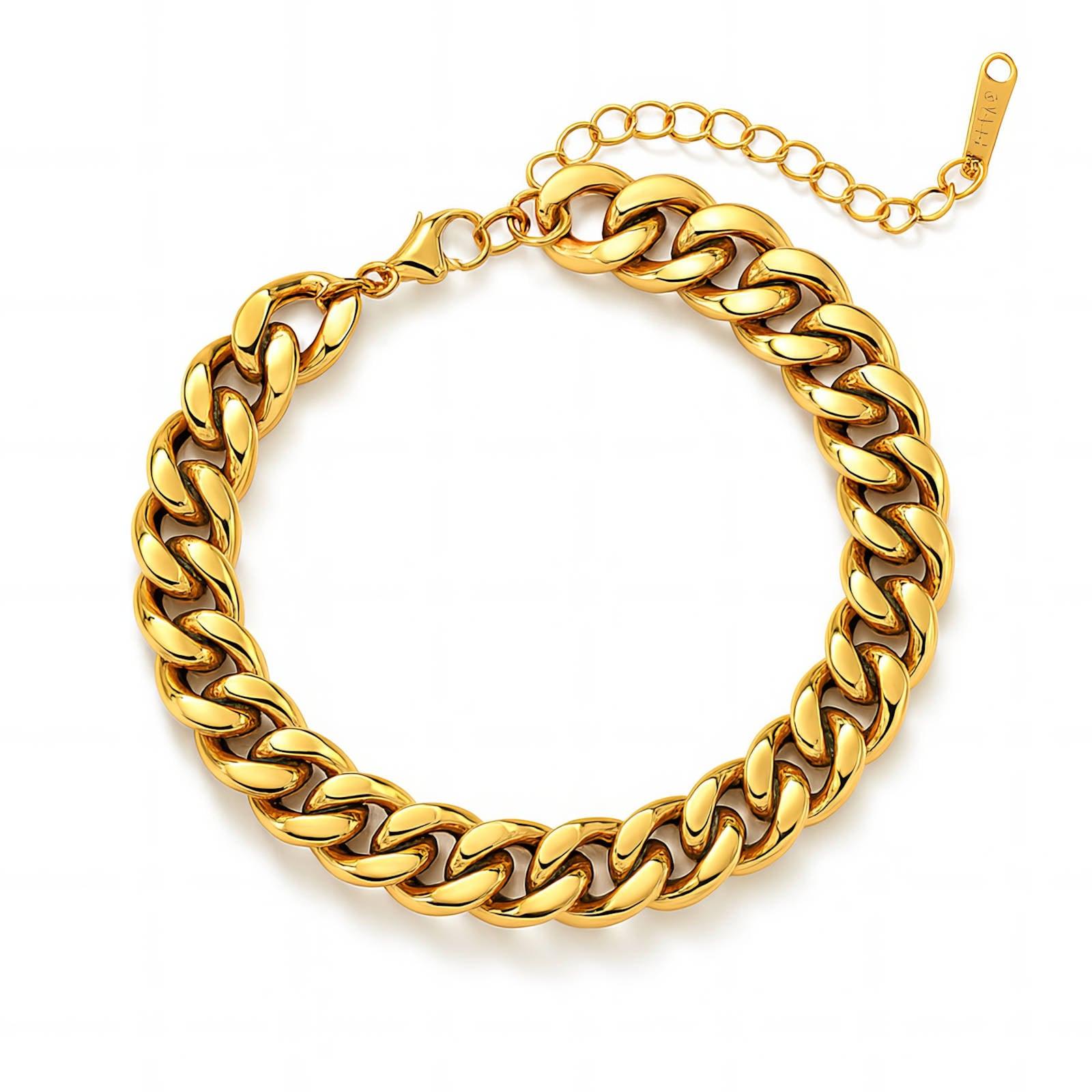 Pulseira em Elos Largos Grumet