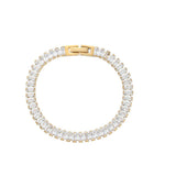 Pulseira Riviera Baguete 4mm